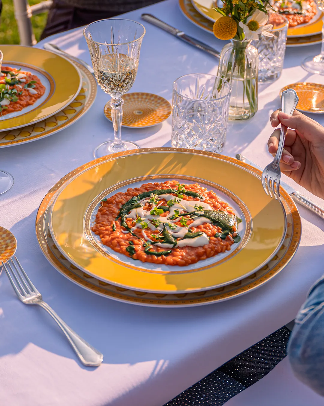 Mise en place e servizio Private Chef Dama24